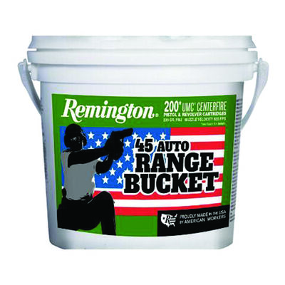 Remington UMC 200 Round Range Bucket .45 ACP Ammunition
